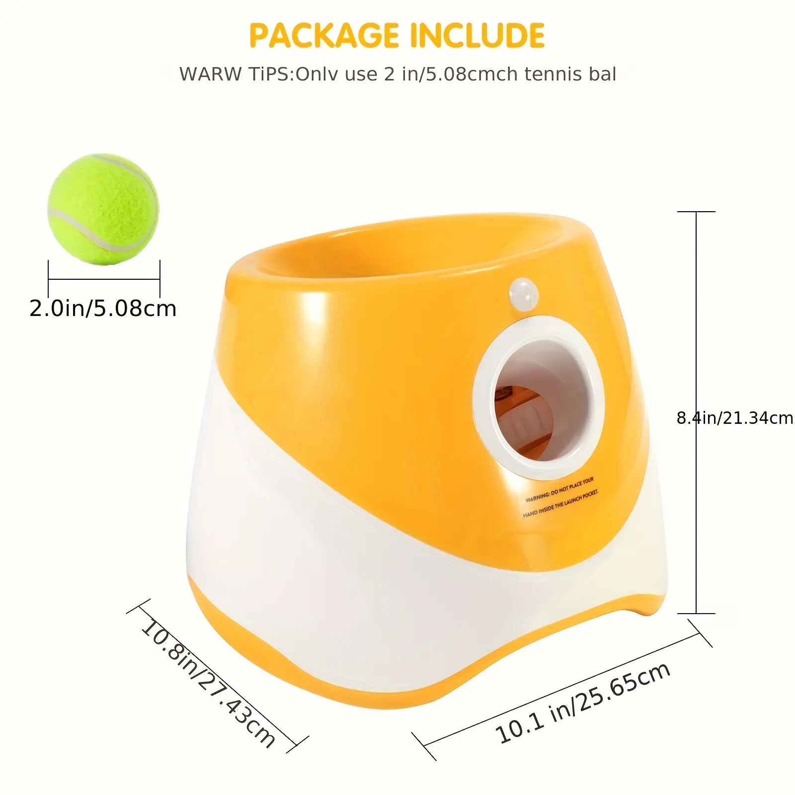 Automatic Dog Ball Launcher with LED Battery Indicator - Interactive Throwing Device for Small to Medium Dogs, Features 3 Distance Settings, Portable Design, Includes 3/6 Balls, Rechargeable Battery