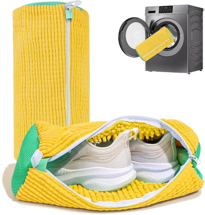 Shoe Washing Machine Bag: Reusable Laundry Bag for Sneakers and Tennis Shoes, Ideal for Washer and Dryer Cleaning