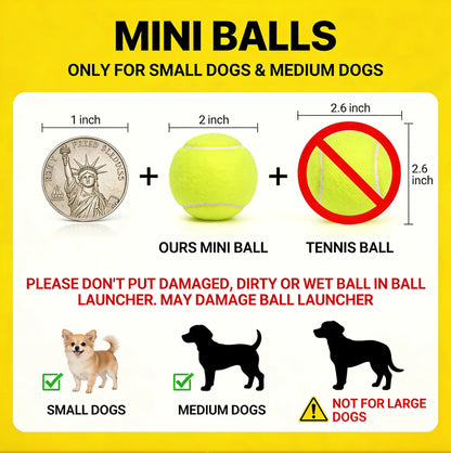 Automatic Dog Ball Launcher with LED Battery Indicator - Interactive Throwing Device for Small to Medium Dogs, Features 3 Distance Settings, Portable Design, Includes 3/6 Balls, Rechargeable Battery